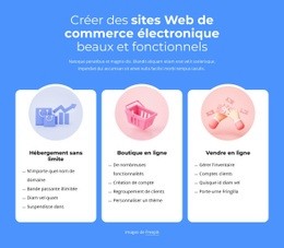 Création De Sites E-Commerce – Modèle Personnalisable