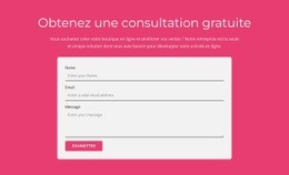 Superbe Modèle HTML5 Pour Obtenez Notre Consultation Gratuite