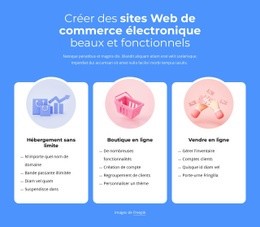 HTML5 Réactif Pour Création De Sites E-Commerce