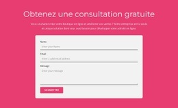 Obtenez Notre Consultation Gratuite - Meilleure Page Gratuite