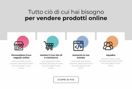 Generatore Di Siti Web Esclusivo Per Icone Con Forme Colorate