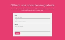 Richiedi La Nostra Consulenza Gratuita - Design Del Sito Web Definitivo