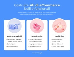 Pagina Di Destinazione Fantastica Per Realizzazione Siti E-Commerce