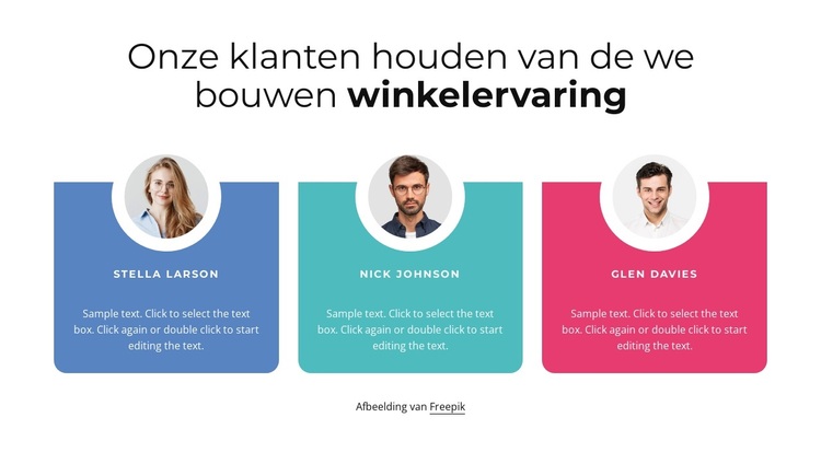 We houden van onze klanten WordPress-thema