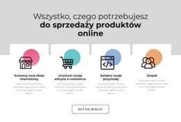 Ekskluzywny Kreator Stron Internetowych Dla Ikony Z Kolorowymi Kształtami