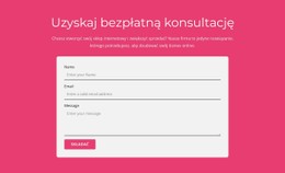 Uzyskaj Bezpłatną Konsultację Szablon CSS Do Pobrania Za Darmo