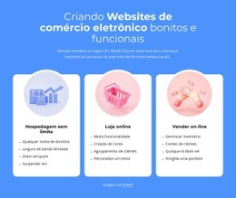 Criação De Sites De Comércio Eletrônico - HTML Layout Builder