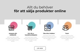 Gratis Webbdesign För Ikoner Med Färgade Former