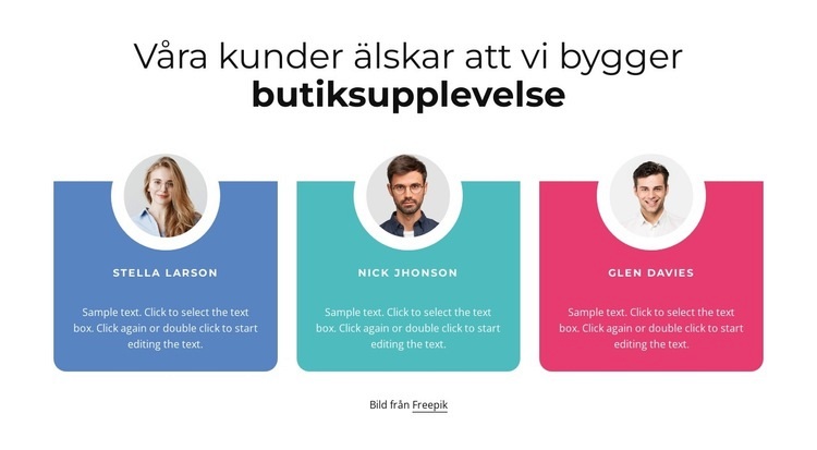 Vi älskar våra kunder Hemsidedesign