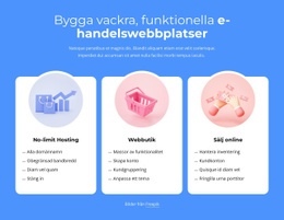 Bygga E-Handelswebbplatser - Responsiv Webbplats