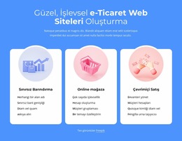 E-Ticaret Siteleri Kurmak - Sayfa Oluşturucu Şablonları Ücretsiz