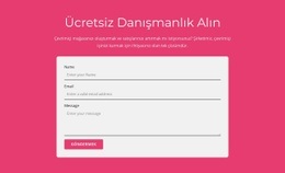 Ücretsiz Danışmanlığımızı Alın - Profesyonelce Tasarlanmış