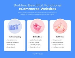 Building Ecommerce Websites - HTML Layout Builder