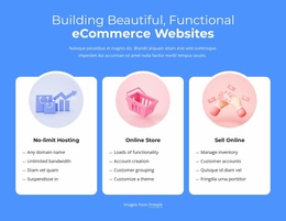 Building Ecommerce Websites - Website Template