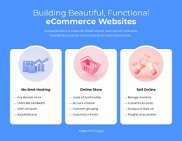Building Ecommerce Websites Template From