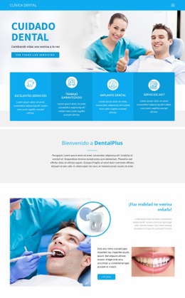 Medicina Y Atención Dental - Descarga De Plantilla HTML
