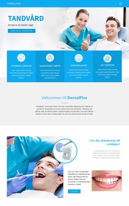 Tandvård Och Medicin - Kreativ Mångsidig Webbplatsdesign