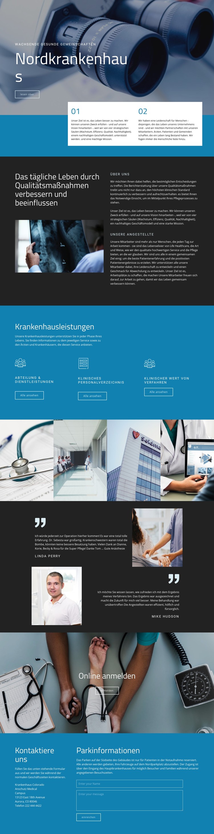 Das Leben mit der Medizin beeinflussen CSS-Vorlage