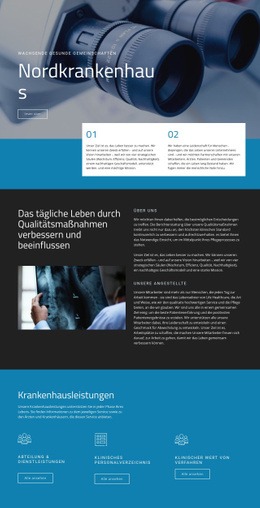 Ein Exklusives Website-Design Für Das Leben Mit Der Medizin Beeinflussen