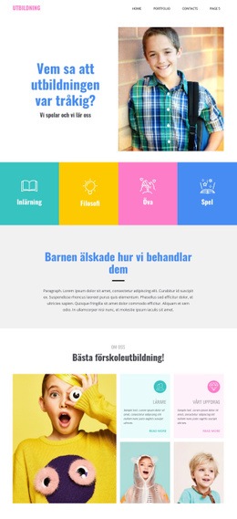 Roligt Att Lära Sig I Skolan Inspelningsstudio