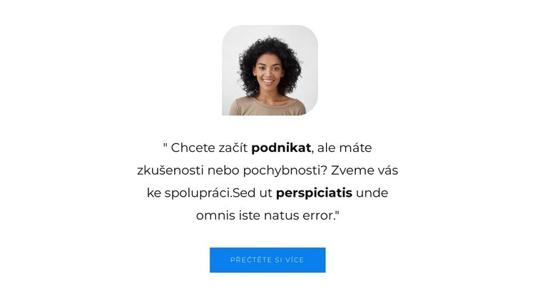 Citujeme uživatele Šablona CSS