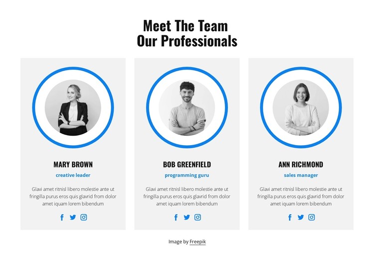 Training of your staff CSS Template