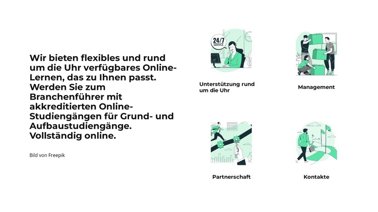 Informationen über uns CSS-Vorlage