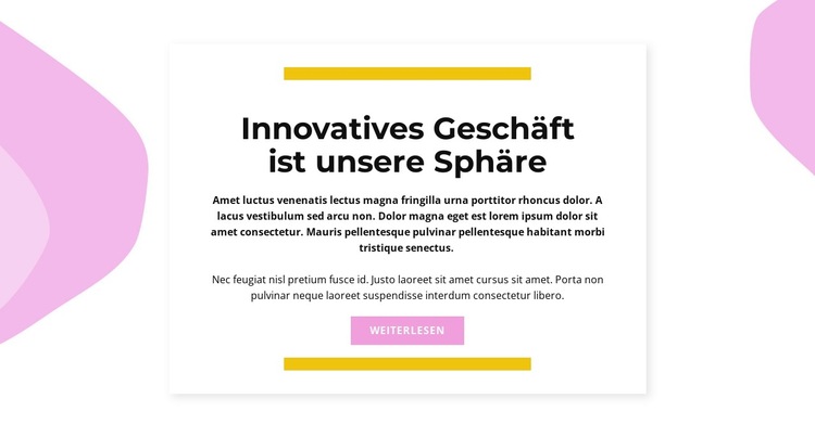 Das ist die Zukunft Website-Vorlage