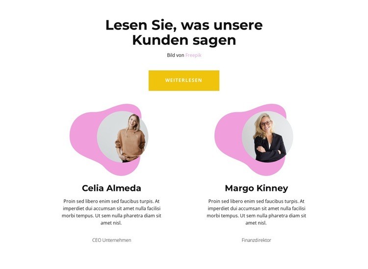 Programmbewertung Landing Page