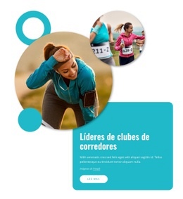 Líderes Del Club De Corredores - HTML Builder Drag And Drop