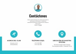 Contactos Con Iconos Grandes - HTML Generator