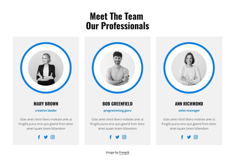 Training of your staff HTML Template