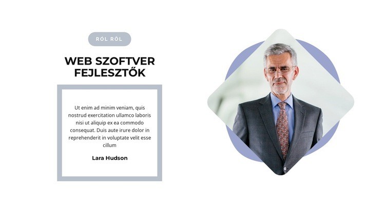 Mérnökszövetség Weboldal sablon