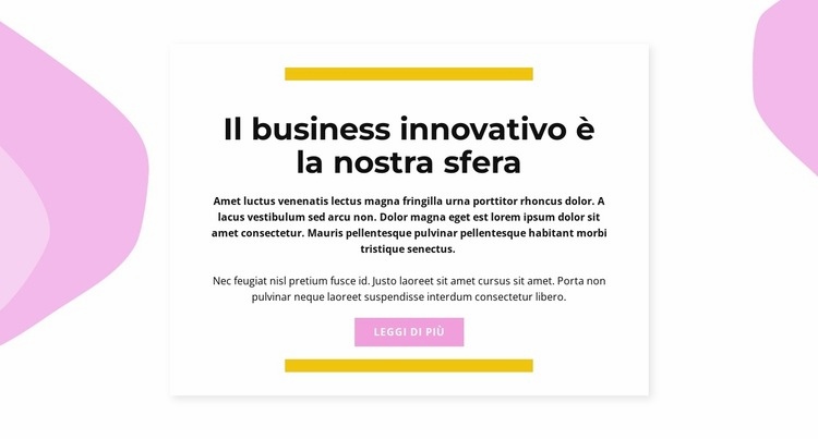 Questo è il futuro Modelli di Website Builder