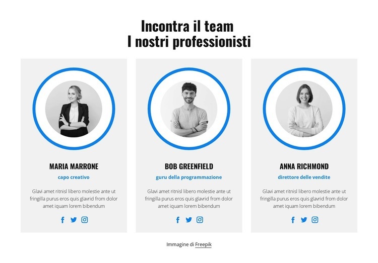 Formazione del tuo personale Mockup del sito web