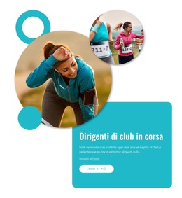 Destinazione HTML Per Leader Di Club In Corsa