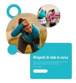 Leader Di Club In Corsa - Modello HTML5 Multiuso