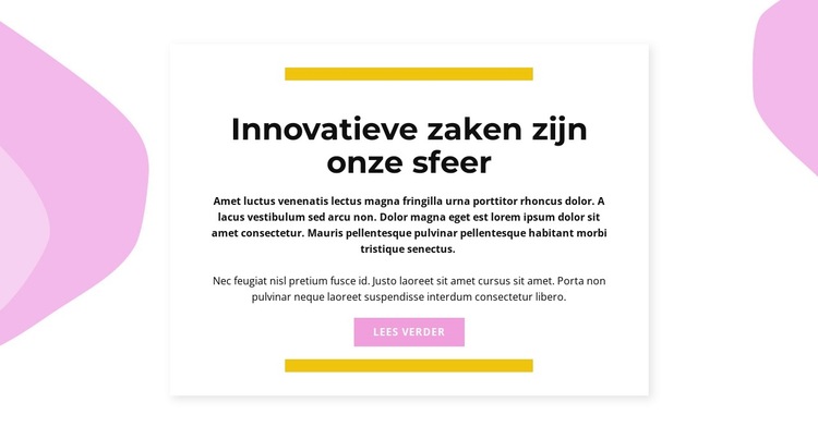 Dit is de toekomst Website sjabloon