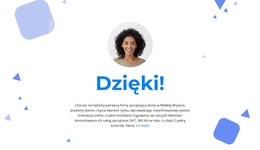 Witryna WordPress Dla Dziękuję Za Uwagę