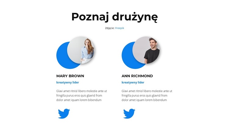 To są nasi pomocnicy Motyw WordPress