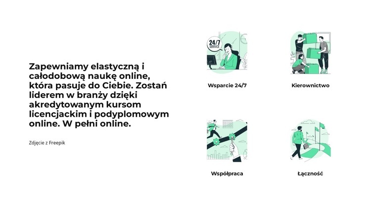 Informacje o nas Projekt strony internetowej