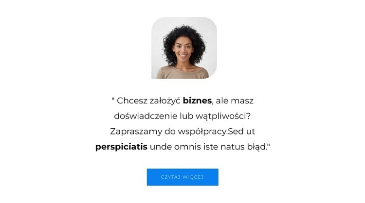 Cytujemy użytkowników Szablon HTML5