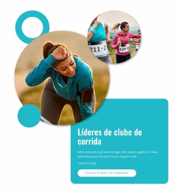 Líderes De Clube De Corrida - Modelo Joomla Simples