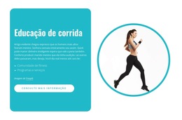 Ciência Da Corrida - Modelo De Site Simples