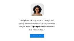 Kullanıcılardan Alıntı Yapıyoruz - Kullanımı Kolay Tek Sayfalık Şablon