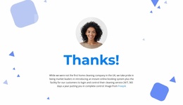 Layout Functionality For Thanks For Your Attention