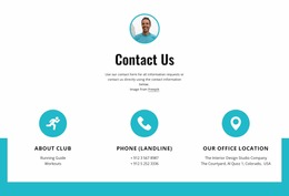 Contacts With Big Icons Product For Users