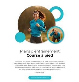 Plans D'Entraînement Du Semi-Marathon – Modèle Réactif HTML5
