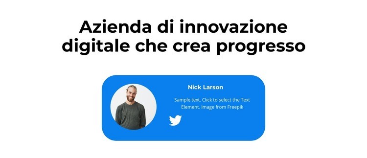 Crea progresso Modelli di Website Builder