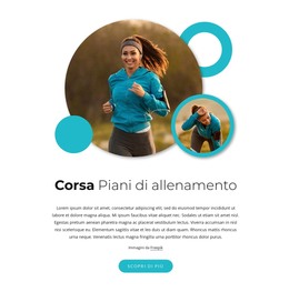 Piani Di Allenamento Per La Mezza Maratona - Modello Di Pagina HTML